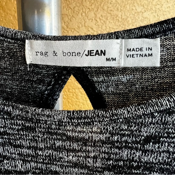 Rag & Bone / Jean Heather Gray Comfy Top w/ open back - Picture 6 of 12